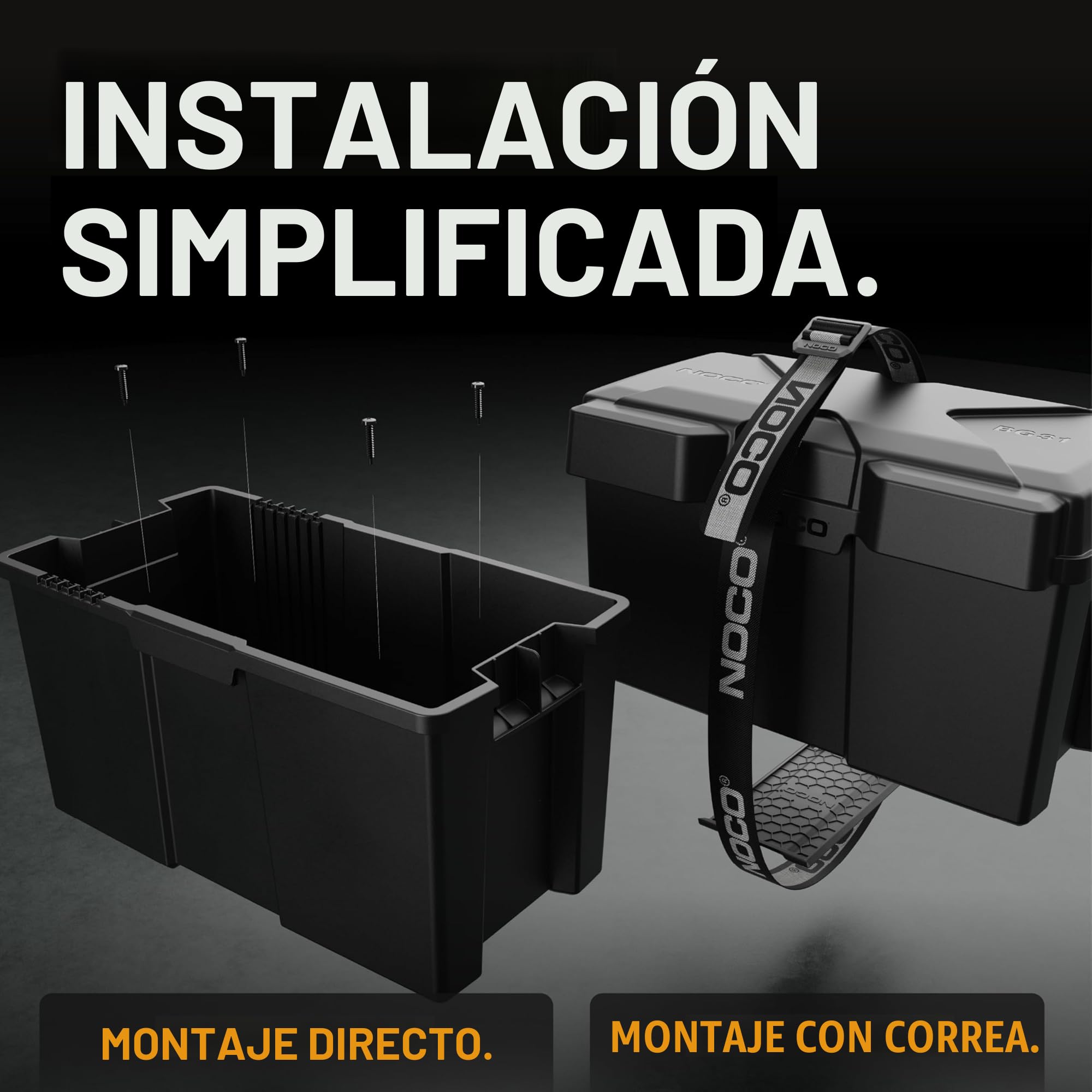 Amazon.com: NOCO Caja de Batería Snap-Top BG31, Caja de Batería